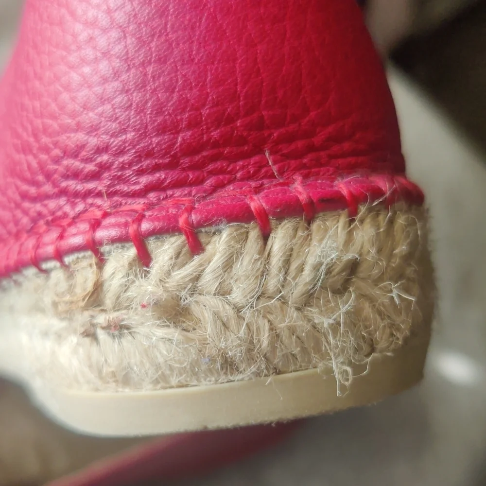 Maje Women's Red Espadrilles Sze 38 (7/7.5)